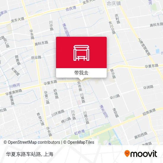 华夏东路车站路地图