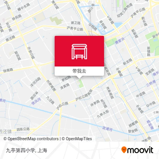 九亭第四小学地图