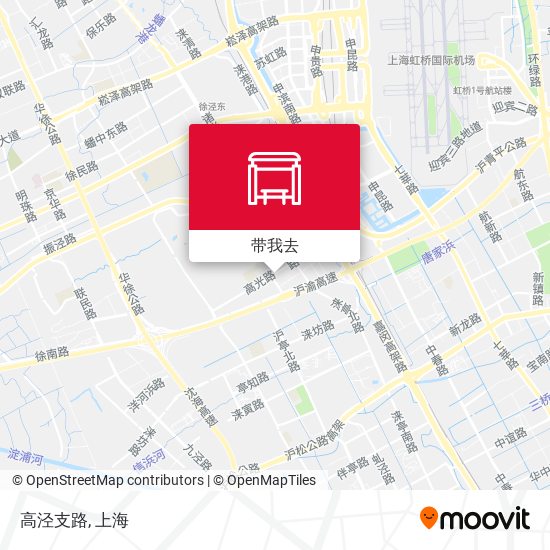 高泾支路地图