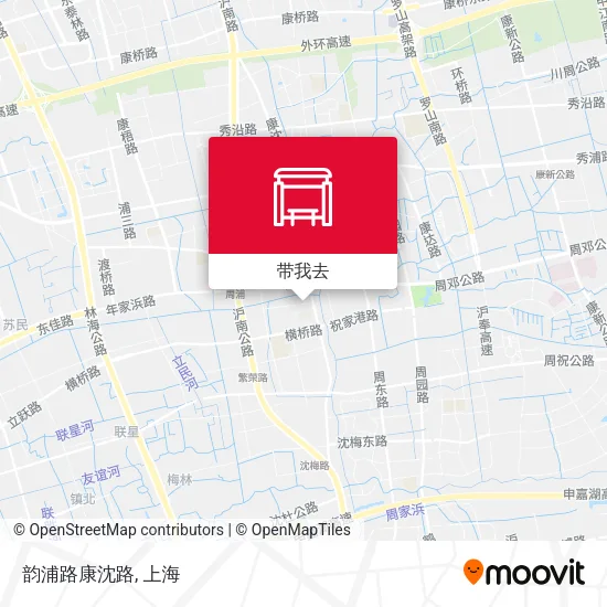 韵浦路康沈路地图