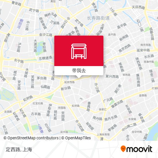 定西路地图