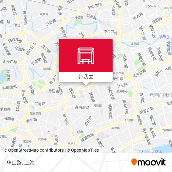 华山路地图
