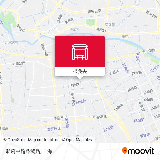 新府中路华腾路地图