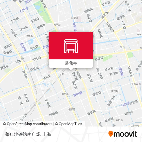 莘庄地铁站南广场地图
