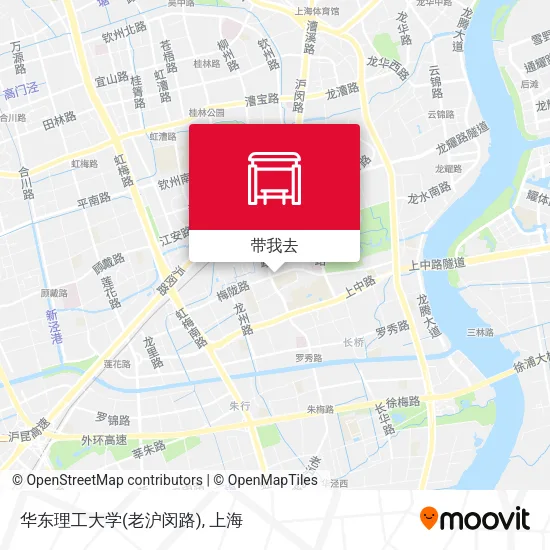 华东理工大学(老沪闵路)地图