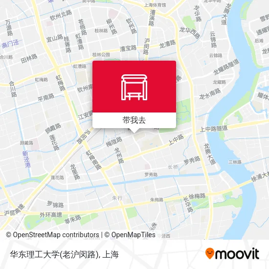 华东理工大学(老沪闵路)地图