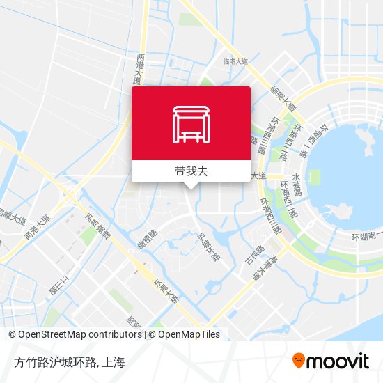方竹路沪城环路地图