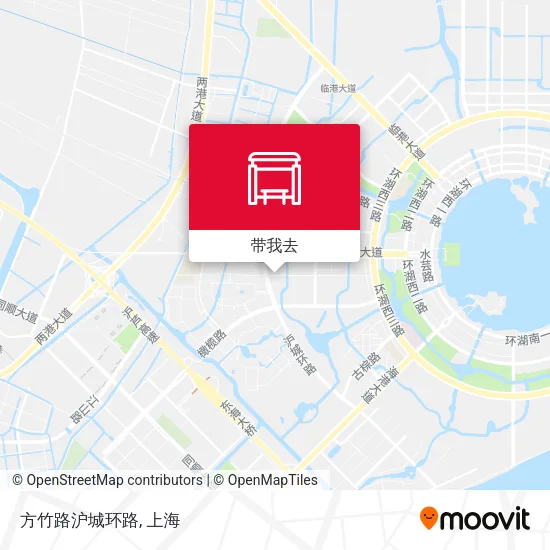 方竹路沪城环路地图