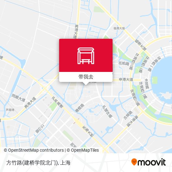方竹路(建桥学院北门)地图