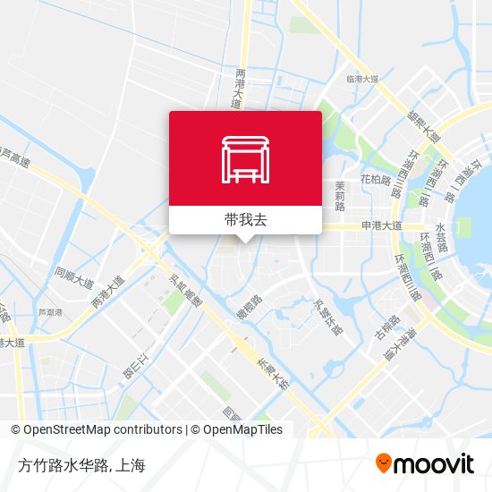 方竹路水华路地图