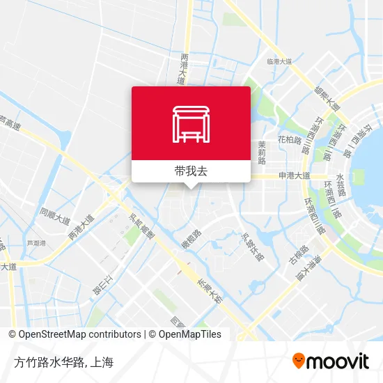 方竹路水华路地图