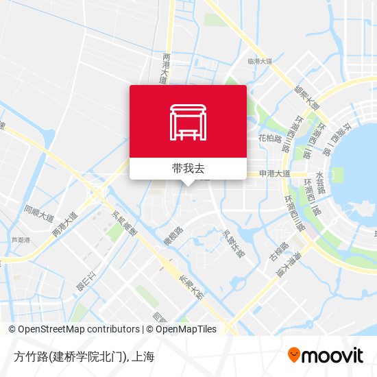方竹路(建桥学院北门)地图