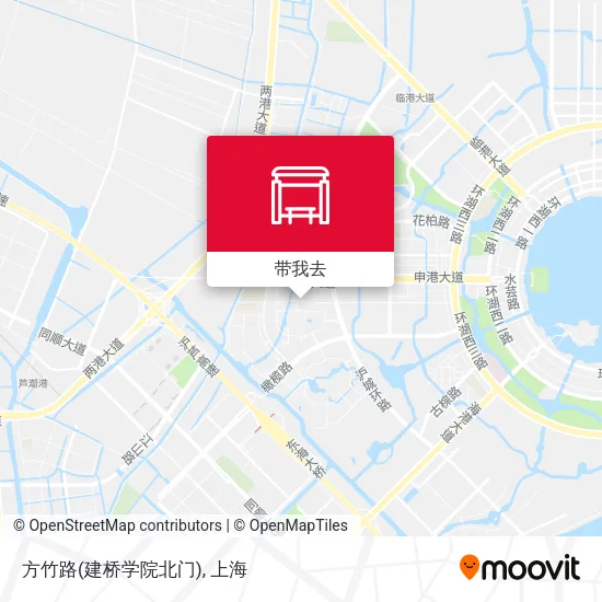 方竹路(建桥学院北门)地图