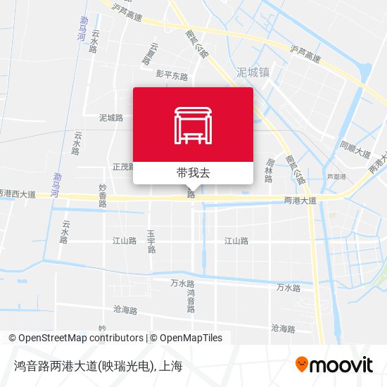 鸿音路两港大道(映瑞光电)地图