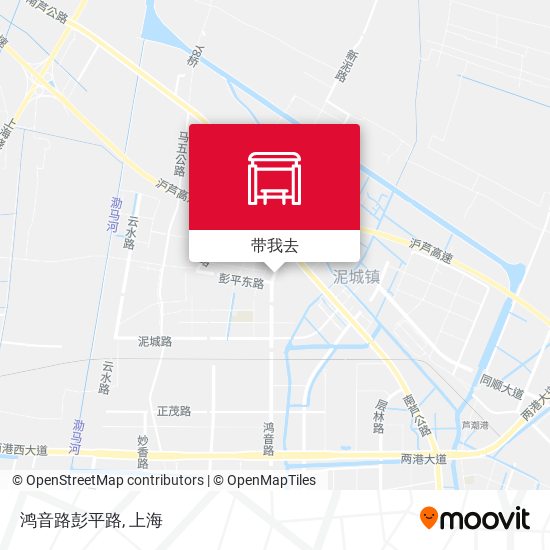 鸿音路彭平路地图