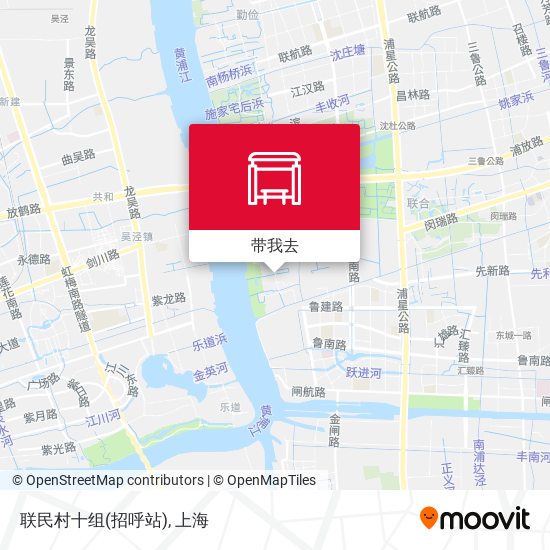 联民村十组(招呼站)地图