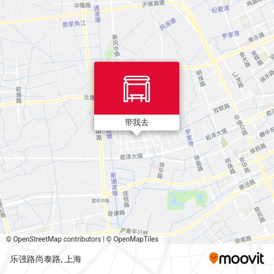 乐强路尚泰路地图