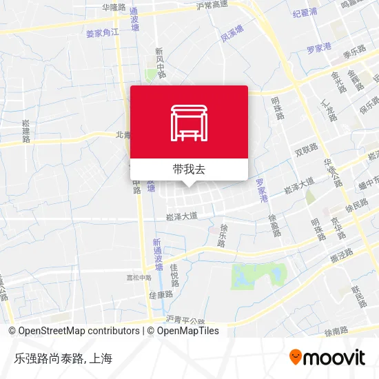 乐强路尚泰路地图
