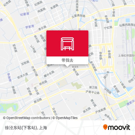徐泾东站(下客站)地图