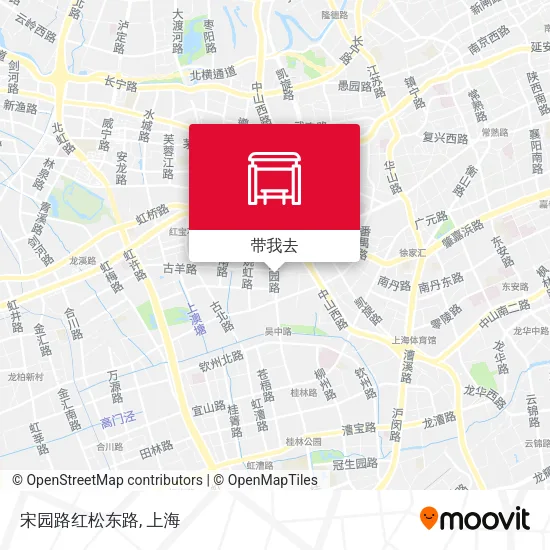 宋园路红松东路地图
