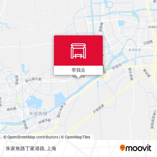 朱家角路丁家港路地图
