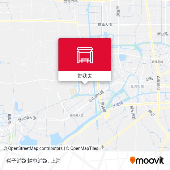 崧子浦路赵屯浦路地图