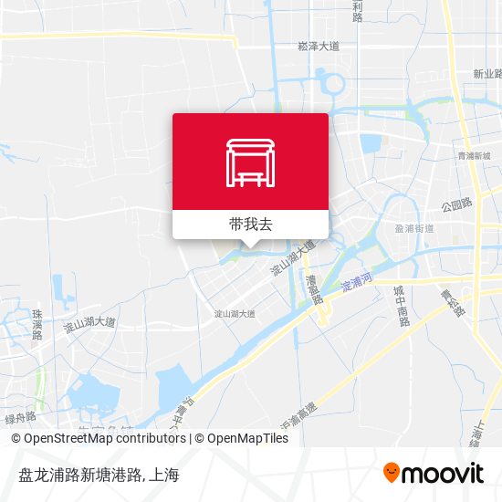 盘龙浦路新塘港路地图