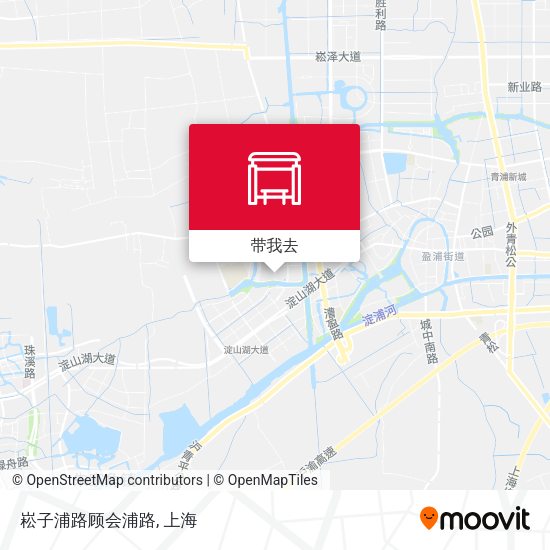 崧子浦路顾会浦路地图