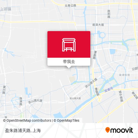 盈朱路浦天路地图