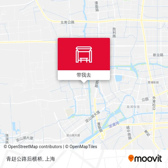青赵公路后横桥地图