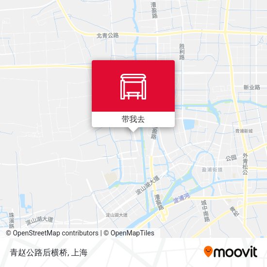 青赵公路后横桥地图