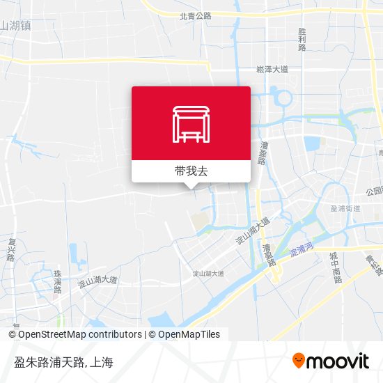 盈朱路浦天路地图