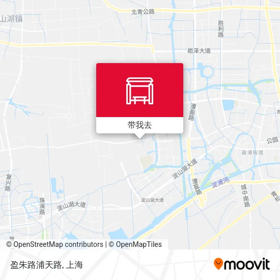 盈朱路浦天路地图