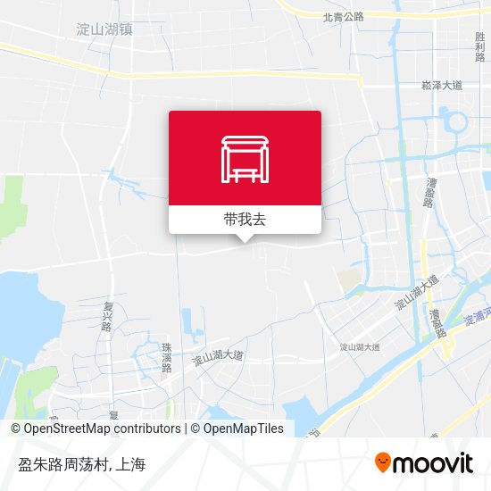盈朱路周荡村地图