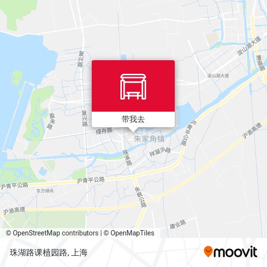 珠湖路课植园路地图