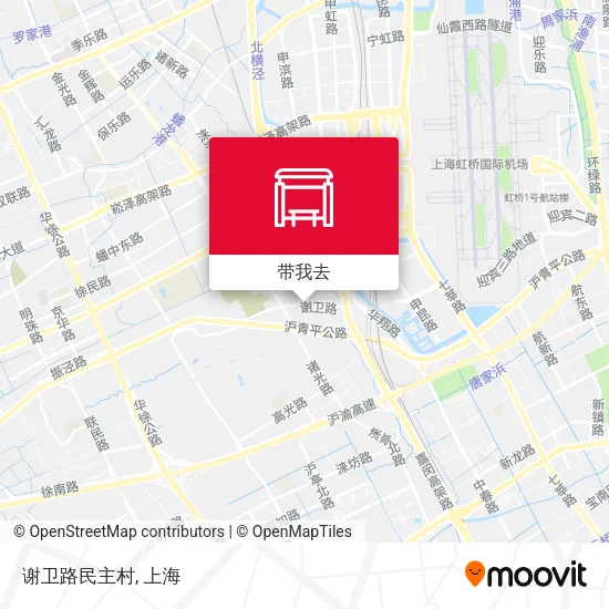 谢卫路民主村地图