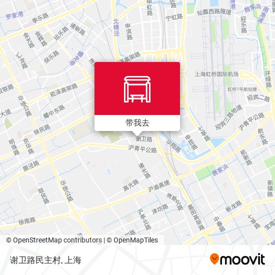 谢卫路民主村地图