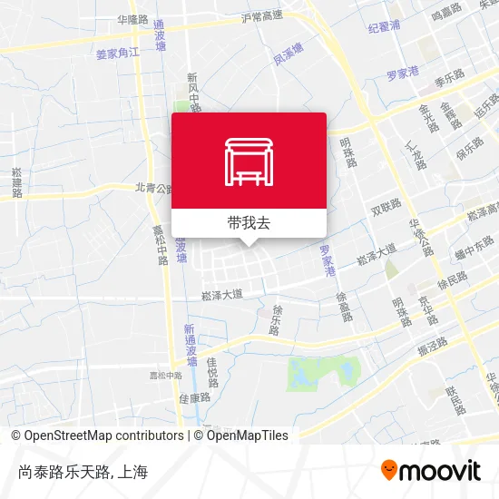 尚泰路乐天路地图