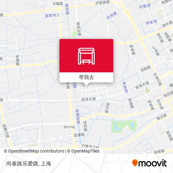 尚泰路乐爱路地图
