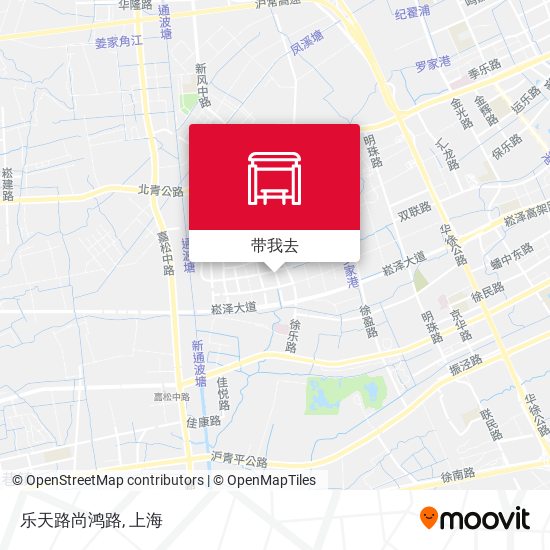 乐天路尚鸿路地图