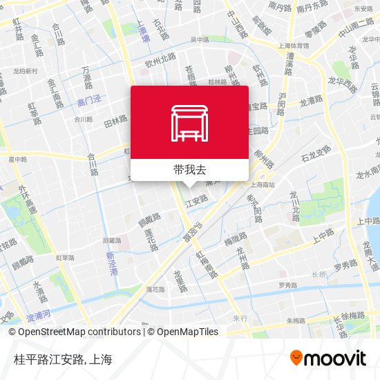 桂平路江安路地图