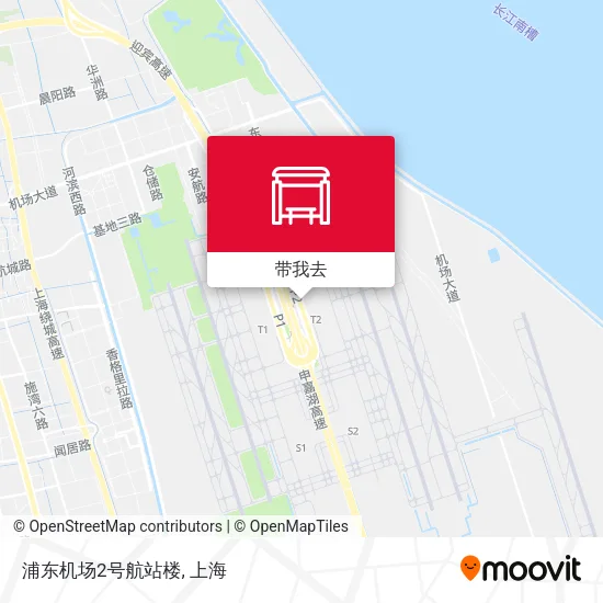 浦东机场2号航站楼地图