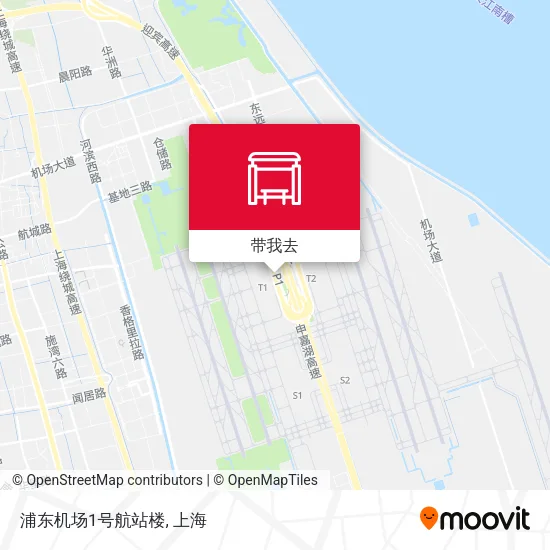 浦东机场1号航站楼地图