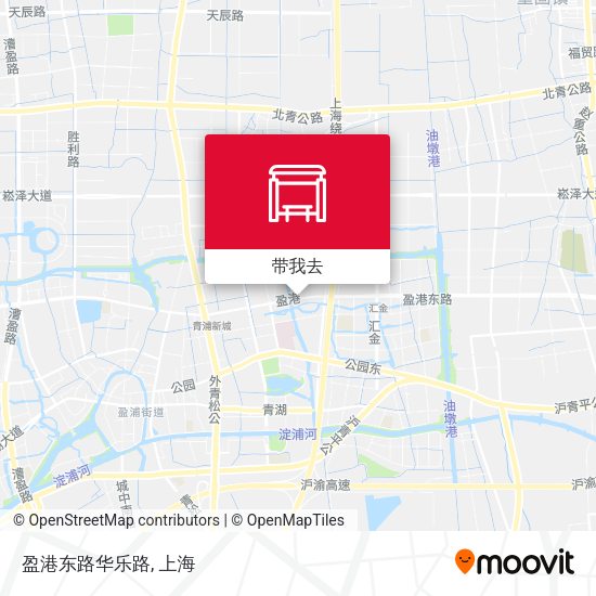 盈港东路华乐路地图