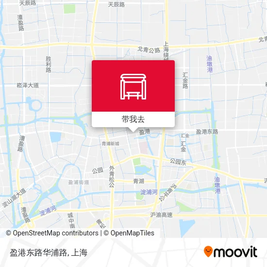 盈港东路华浦路地图