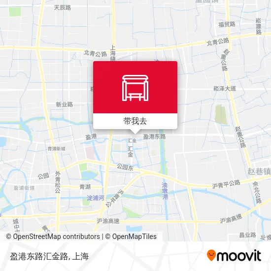 盈港东路汇金路地图