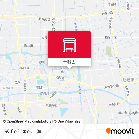 秀禾路崧泉路地图