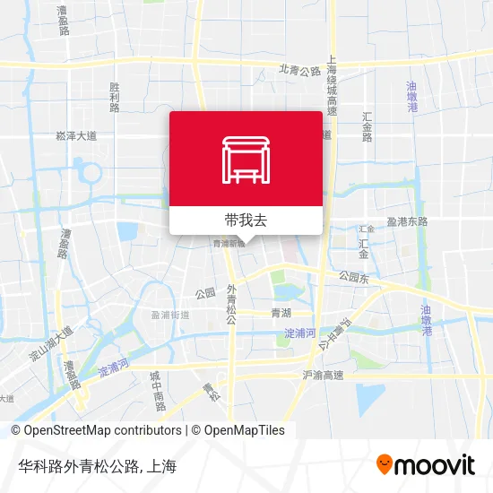 华科路外青松公路地图