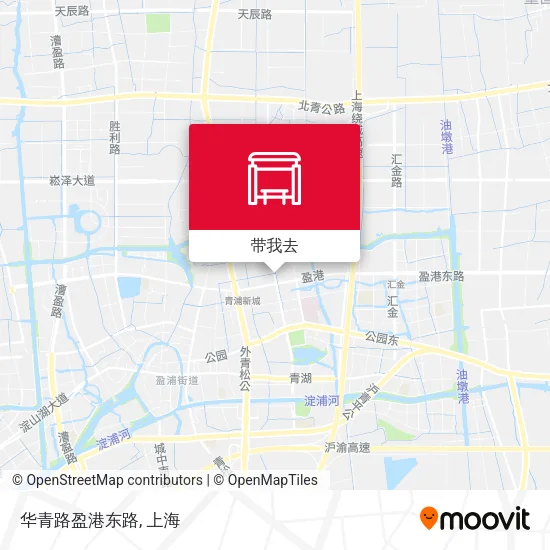 华青路盈港东路地图