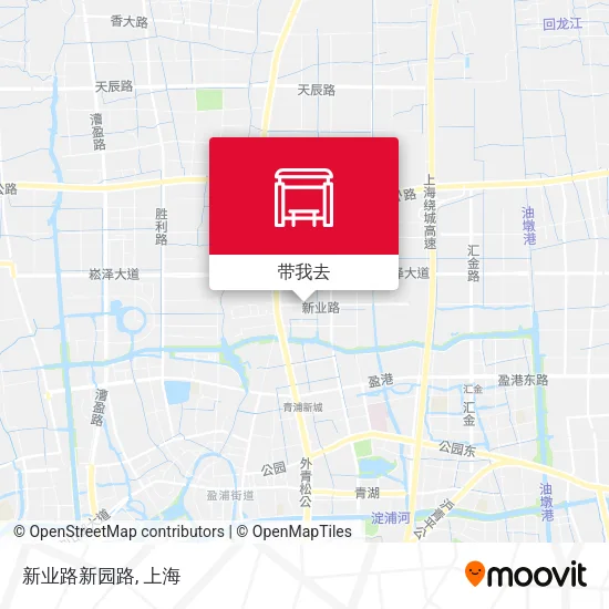 新业路新园路地图